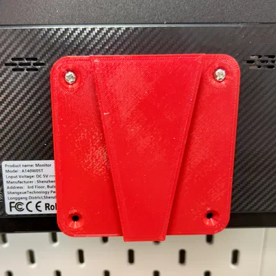 Ngàm treo tường VESA 75 cho IKEA Skadis kèm T-Clip