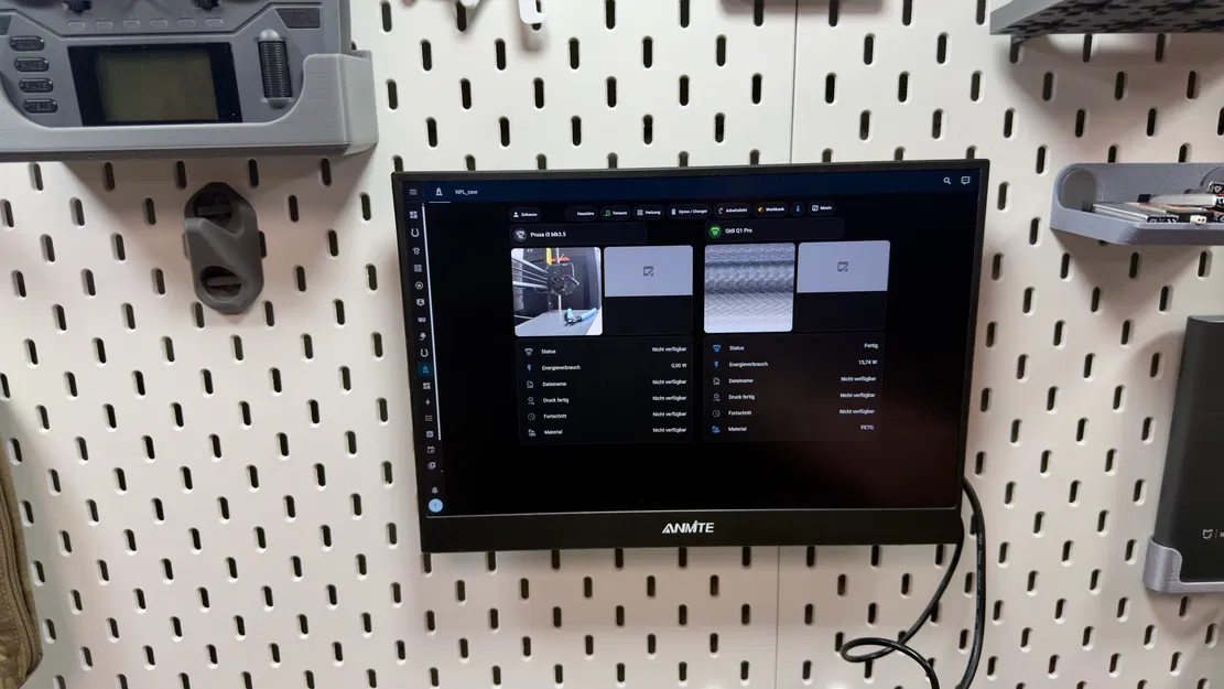 Ngàm treo tường VESA 75 cho IKEA Skadis kèm T-Clip - Image 3