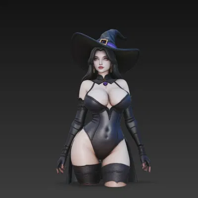 Tượng phù thủy sexy