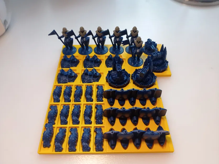 Catan Holder – 1 Màu Người Chơi (Base + Seafarers + Cities & Knights) - Image 1
