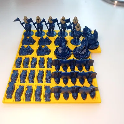 Catan Holder – 1 Màu Người Chơi (Base + Seafarers + Cities & Knights)