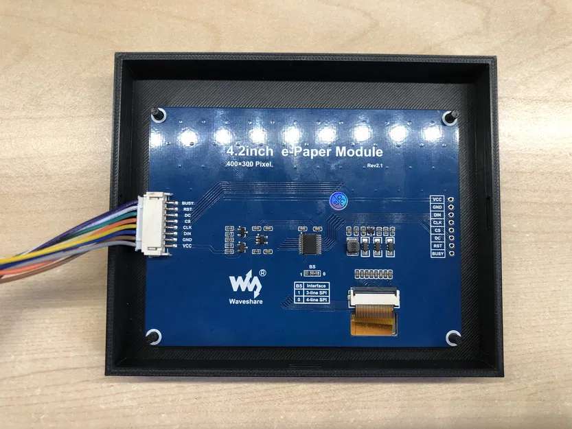 Case WaveShare 4.2” e-Paper đối xứng, không lỗ - Image 10