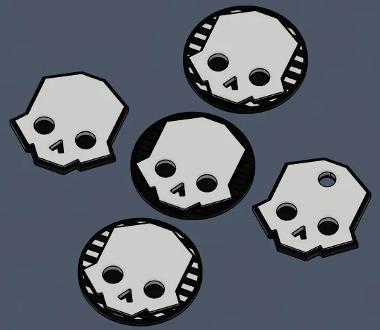 Charm/Coin/Marker Logo Helldivers - Image 1