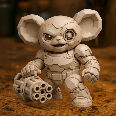 Cheburator – Cheburashka x Terminator Fusion