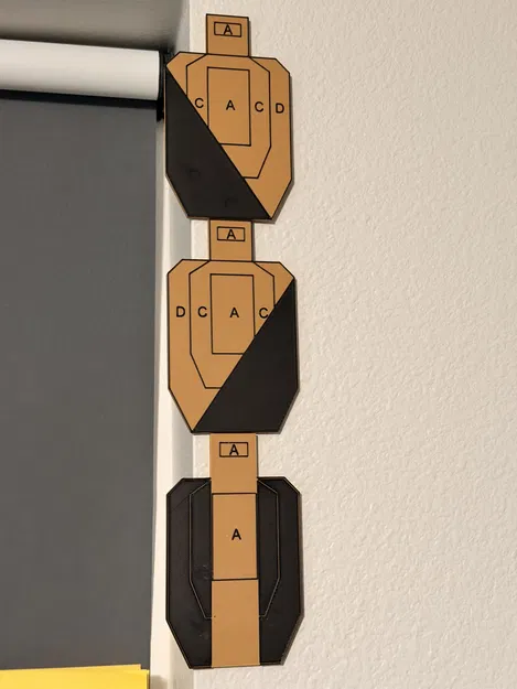 Bia Magnetic USPSA 1/6 Reduced Tuxedos & No Shoot - Image 1