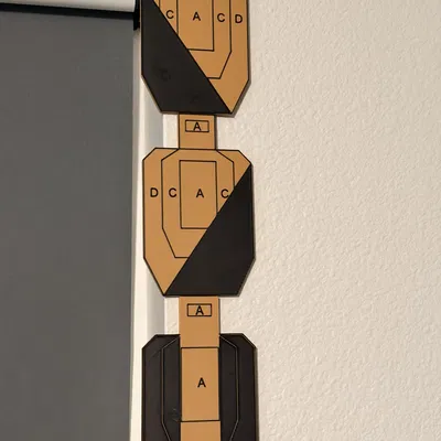 Bia Magnetic USPSA 1/6 Reduced Tuxedos & No Shoot