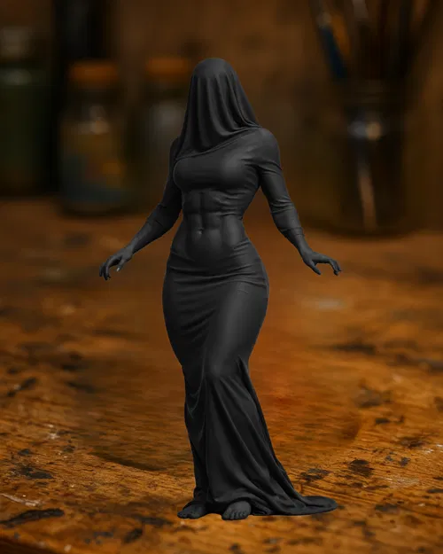 Tượng Hồn Ma Trùm Mạng – Hiện Diện Im Lặng #2 - Image 1