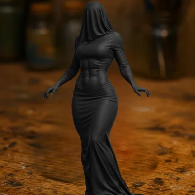 Tượng Hồn Ma Trùm Mạng – Hiện Diện Im Lặng #2