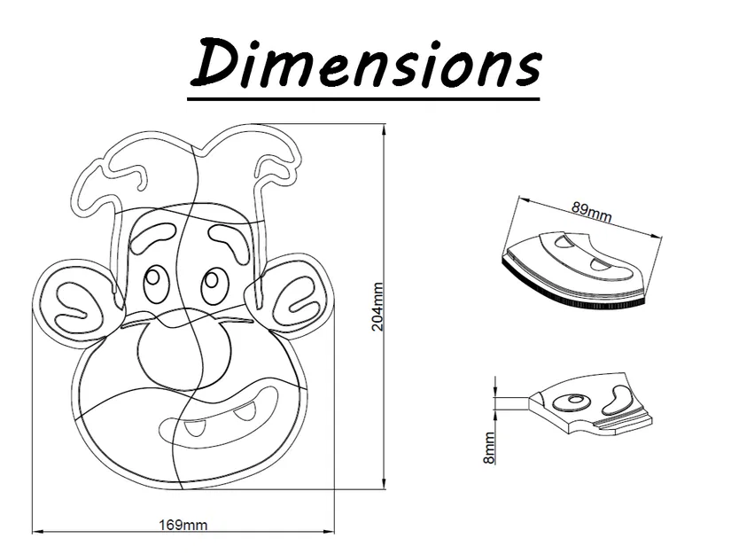 Magnetic Monkey Puzzle – Bộ xếp hình khỉ nam châm - Image 8