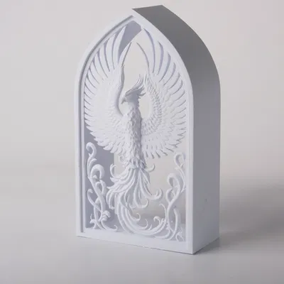 Phoenix Book Nook Insert – Phượng Hoàng Trang Trí Kệ Sách