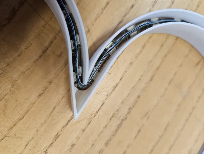 Đèn WLED hình trái tim ESP32/ESP8266 cho dải LED addressable W2813 - Image 4