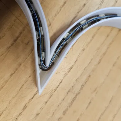 Đèn WLED hình trái tim ESP32/ESP8266 cho dải LED addressable W2813