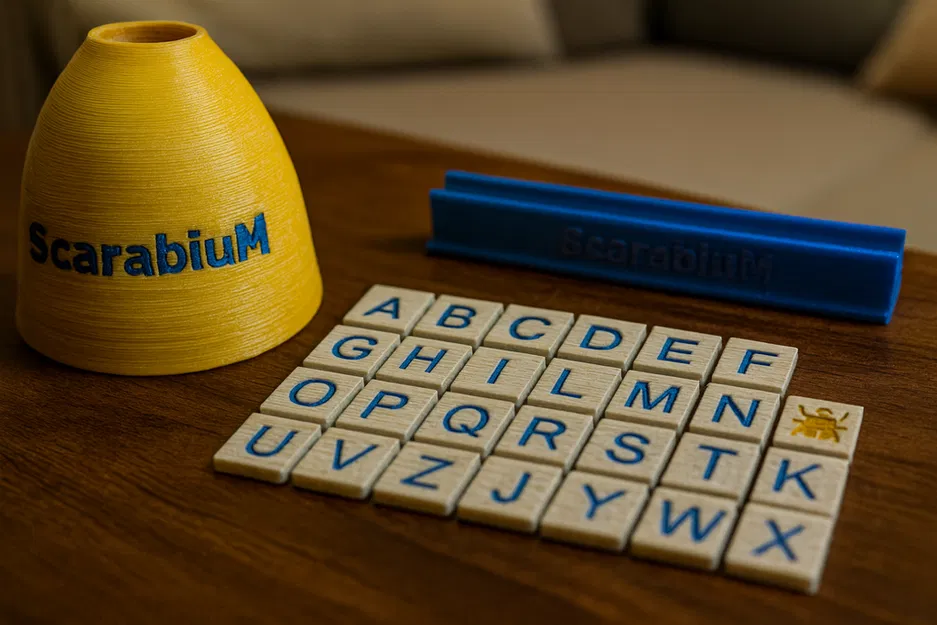 ScarabiuM – Game chơi chữ in 3D (Gioco di parole stampabile in 3D) - Image 2