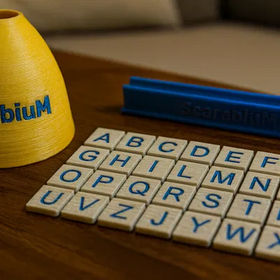 ScarabiuM – Game chơi chữ in 3D (Gioco di parole stampabile in 3D)