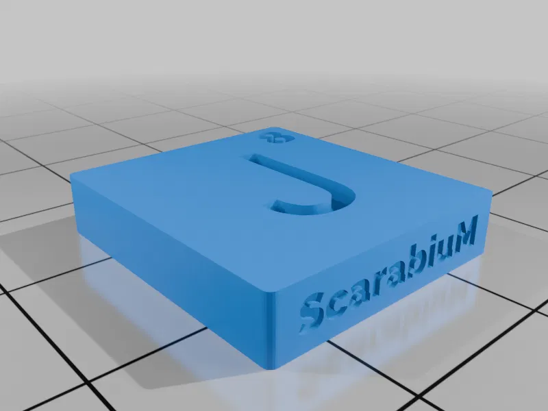 ScarabiuM – Game chơi chữ in 3D (Gioco di parole stampabile in 3D) - Image 7