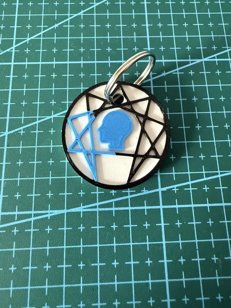 Enneagram typ 5 – móc khóa in nhiều màu - Image 1