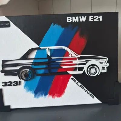 Silhouette BMW E21 Alpina