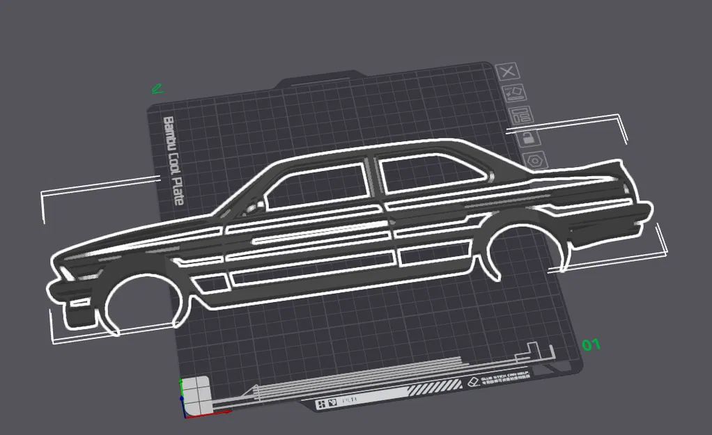 Silhouette BMW E21 Alpina - Image 2