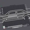 Silhouette BMW E21 Alpina - Thumbnail 2