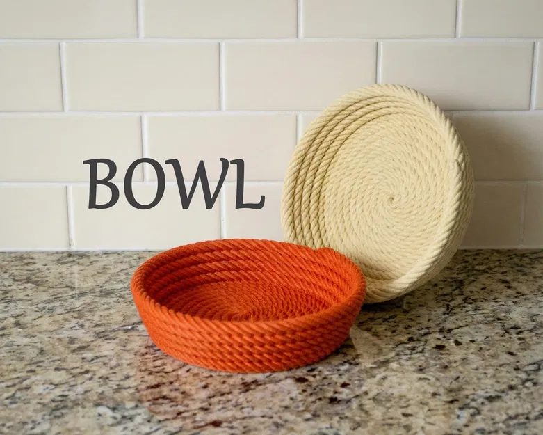 Bowl 003 – Tô dây thừng trang trí (Rope Bowl) - Image 1