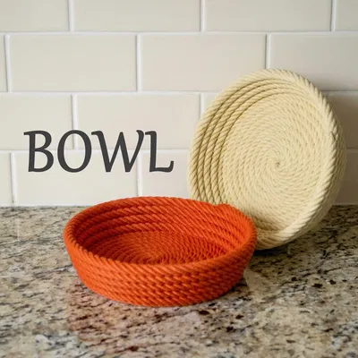 Bowl 003 – Tô dây thừng trang trí (Rope Bowl)