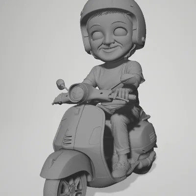 Vespa man
