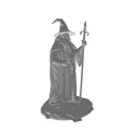 Gandalf kèm đế (Gandalf With base plate) - Thumbnail 1