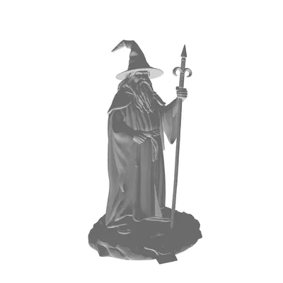 Gandalf kèm đế (Gandalf With base plate)