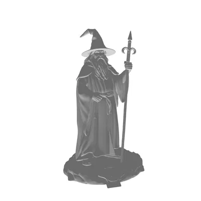 Gandalf kèm đế (Gandalf With base plate)