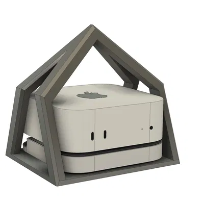 Chắn mèo nằm lên Mac Mini 2024 kèm Satechi Hub