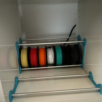 Remix khay chứa filament Ikea Kallax cho cuộn Sunlu 250g - 4 mảnh