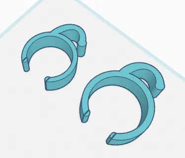 Kẹp cáp cho chân loa K&M 21436 (Cable klip) - Image 1