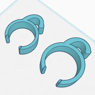 Kẹp cáp cho chân loa K&M 21436 (Cable klip)