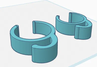 Kẹp cáp cho chân loa K&M 21436 (Cable klip) - Image 2