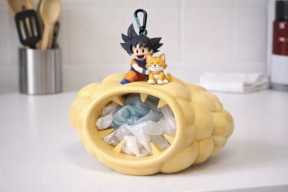 Suporte para Sacolas PET – Goku Nuvem - Image 2