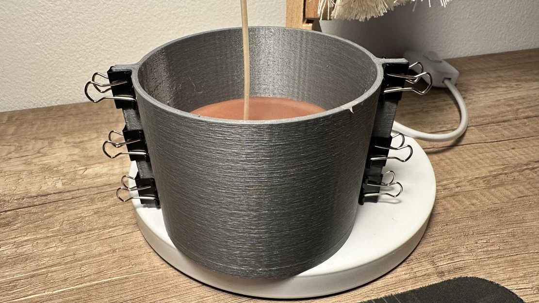Khuôn đúc nến sáp 3 phần (candle mold / forma pro odlévání svíčky) - Image 1