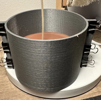 Khuôn đúc nến sáp 3 phần (candle mold / forma pro odlévání svíčky)