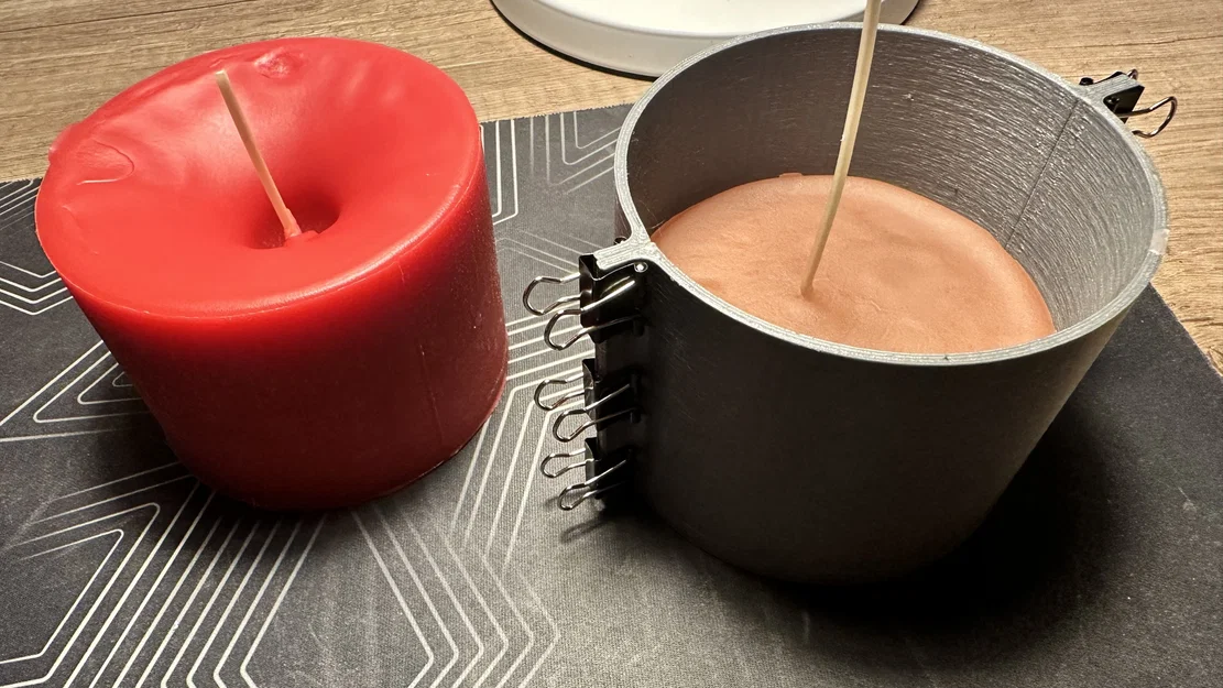 Khuôn đúc nến sáp 3 phần (candle mold / forma pro odlévání svíčky) - Image 2