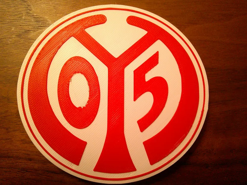 Đế lót ly hoặc bảng treo logo 1. FSV Mainz 05 - Image 1