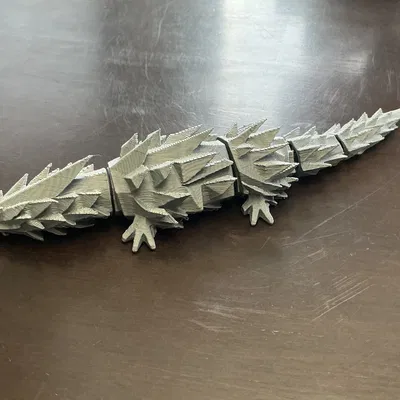Rồng Kim Cương Khớp Nối Print-in-Place (Diamond Dragon Articulated Toy)