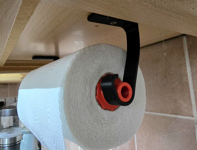 Giá treo khăn bếp tối giản gắn dưới kệ (Bản cập nhật mỏng hơn) - Image 1