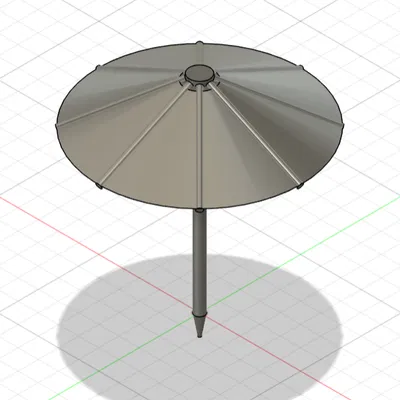 Dù trang trí cho ly nước