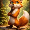 Cáo trầm tư (thoughtful fox) - Thumbnail 2
