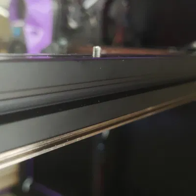 Template lỗ M3 canh giữa cho ốc rỗng bôi trơn ray MGN9H