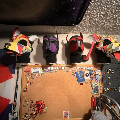 Pup Hood Mannequin Head Wall Mount - Giá Treo Tường Cho Đầu Mannequin