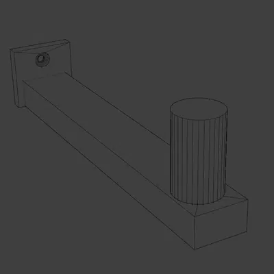 Pup Hood Mannequin Head Wall Mount - Giá Treo Tường Cho Đầu Mannequin