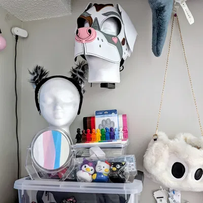 Giá treo tường đầu mannequin / Kệ treo Pup Hood *Woof Woof*