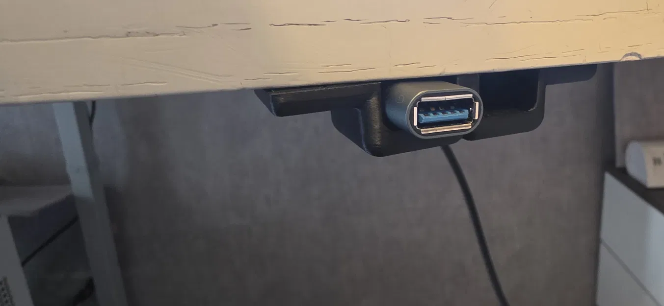 Giá đỡ USB gắn dưới bàn (USB Underdesk mount) - Image 1
