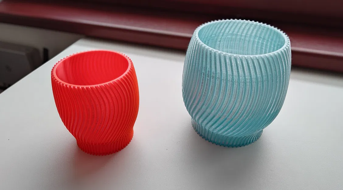 Chậu hoa xoắn ốc kèm dĩa hứng nước ẩn (hidden/invisible saucer) - Image 2