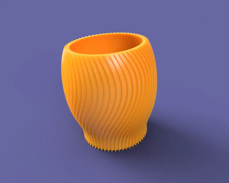 Chậu hoa xoắn ốc kèm dĩa hứng nước ẩn (hidden/invisible saucer) - Image 5